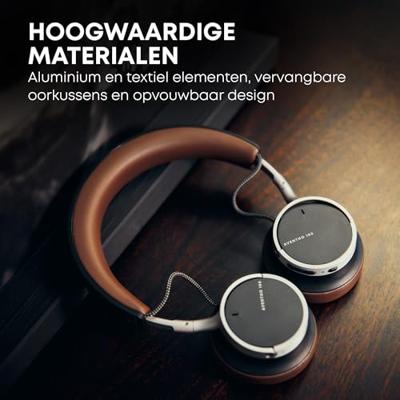 beyerdynamic AVENTHO 100 Wireless on-ear hoofdtelefoon met ruisonderdrukking, 60 uur batterijduur, opvouwbaar ontwerp, vervangbare oorkussens, in zwart - nieuwe update beschikbaar via app