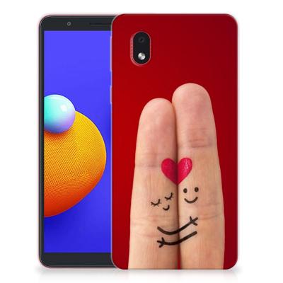 Samsung Galaxy A01 Core | Sillicone Back Cover | Liefde - Origineel Romantisch Cadeau Samsung Galaxy A01 Core | Sillicone Back Cover | Liefde - Origineel Romantisch Cadeau