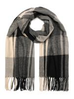 Grijs geblokte sjaal Pastunette - thumbnail