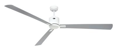 CasaFan ECO NEO III 180-4 WE-WE/LG WiFi Flügel Weiß/Lichtgrau Plafondventilator 28 W (Ø x h) 180 cm x 360 mm Wit Met afstandsbediening, Timer, Met wintermodus,
