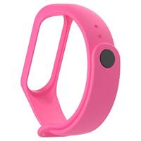 Xiaomi Mi band 3 / 4 / 5 / 6 / 7 bandje OneColor - Roze - thumbnail