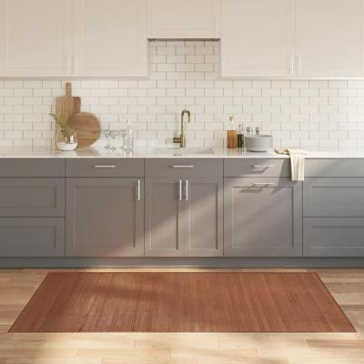 VidaXL Vloerkleed rechthoekig 100x200 cm bamboe bruin