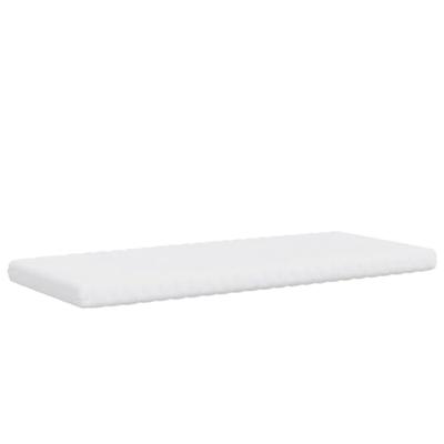 Schuimmatrassen 2 st 7 zones hardheid 20 ILD 90x190 cm wit