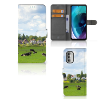 Motorola Moto G51 5G | Telefoonhoesje | Met pasjeshouder | Koeien - thumbnail