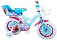 Disney Frozen 2 kinderfiets 12 inch Blauw - thumbnail