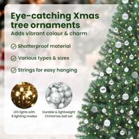 VidaXL Kunstmatig voorverlicht kerstboom met 300 led groen 210 cm pvc - thumbnail