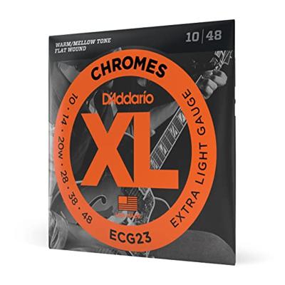 D&apos;Addario ECG23 flatwound snarenset voor elektrische gitaar