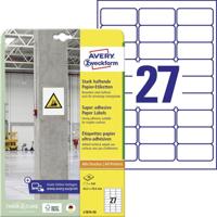 Etiket avery zweckform l7874-20 63.5x29.6mm 540st - thumbnail