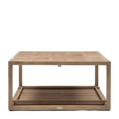Rivièra Maison Salontafel 'Fraser Island' Eikenhout, 90 x 90cm