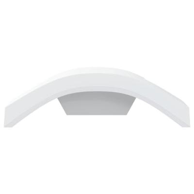 VidaXL Buitenwandlampen 2 st led gegoten aluminium wit VidaXL Buitenwandlampen 2 st led gegoten aluminium wit
