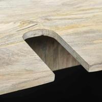 Wastafelkast met plank Bruin en zwart 62 x 33 x 58 cm - thumbnail