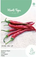 Zaden Peper Cayenne long slim Spaanse Lange Rode Hortitops - Hortitops - thumbnail
