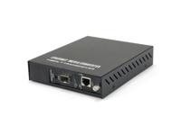 LevelOne GVM-1000 1000Mbit/s Zwart netwerk media converter - thumbnail