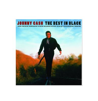 Johny Cash - The Best in Black dubbele langspeelplaat