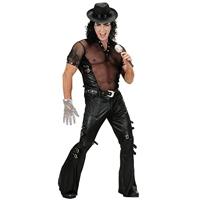 Broek lederlook met sluitingen - thumbnail