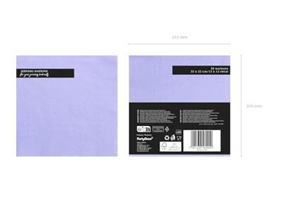 Servetten Lila (20st)