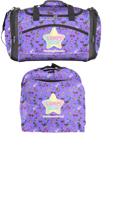 Lumo Stars reistas 39 liter 50 x 26 cm paars - thumbnail
