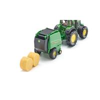 Siku 1665 john deere met balenpers - thumbnail