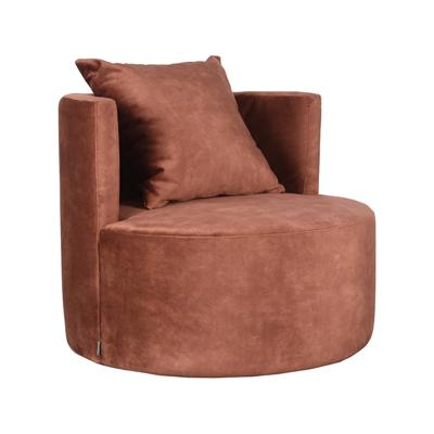 LABEL51 Fauteuil Evy - Rust - Velours - 90 cm LABEL51 Fauteuil Evy - Rust - Velours - 90 cm