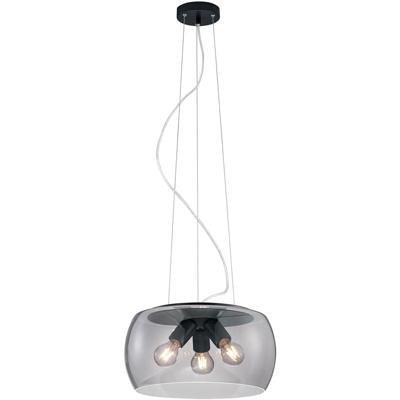 LED Hanglamp - E27 Fitting - Rond - Mat Antraciet - Aluminium