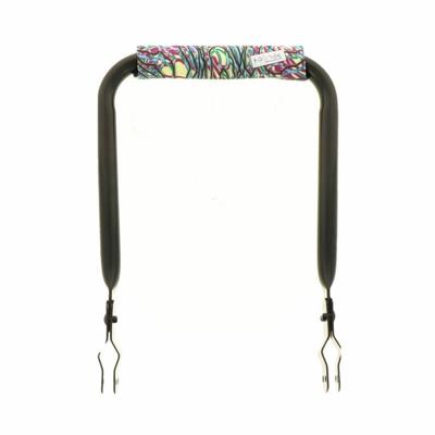 Rugsteun Rugleuning zwart met Virtual Spaghetti rugkussentje