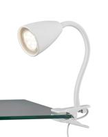 Trio TafellampWanda met klem wit - 202620131 - thumbnail