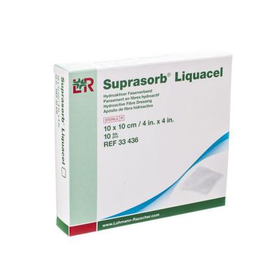Suprasorb Liquacel Verband 10x10cm 10 33436-180021
