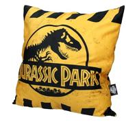 Jurassic Park Pillow Caution Logo 45 cm - thumbnail