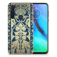 Motorola Moto G Stylus TPU Case Beige Flowers - thumbnail