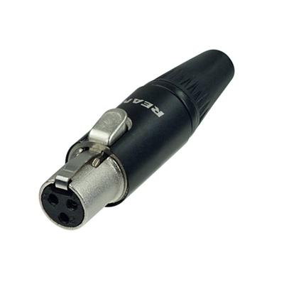 Rean AV RT3FC-B Miniatuur-XLR-connector Bus, recht Aantal polen: 3 Zwart 1 stuk(s) Rean AV RT3FC-B Miniatuur-XLR-connector Bus, recht Aantal polen: 3 Zwart 1 stuk(s)