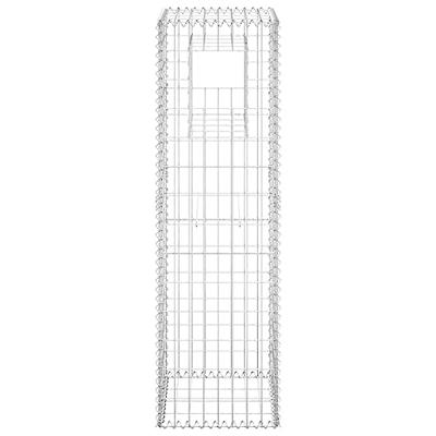 Schanskorf paal 40x40x140 cm ijzer