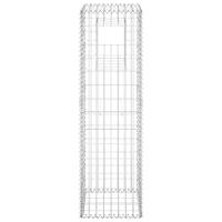 Schanskorf paal 40x40x140 cm ijzer - thumbnail