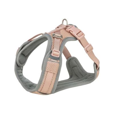 Trixie hondentuig premium flexmesh brede borst blush roze