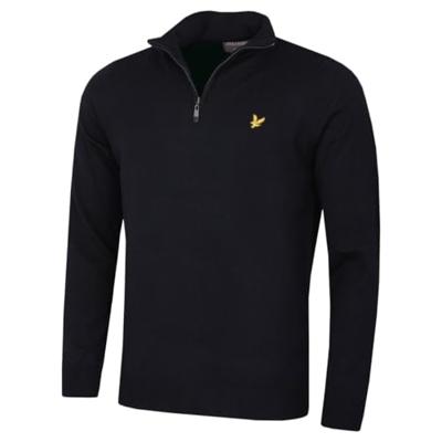 Lyle and Scott Golf Core 1/4 Zip Merino Mix Trui Heren XS