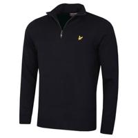 Lyle and Scott Golf Core 1/4 Zip Merino Mix Trui Heren XS - thumbnail
