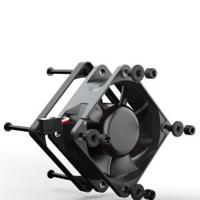 NoiseBlocker BlackSilent Pro PR-1 PC-ventilator Zwart (b x h x d) 60 x 60 x 25 mm - thumbnail