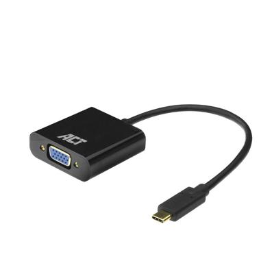 ACT USB-C naar VGA female adapter