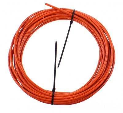 Elvedes rem buitenkabel 5mm (10m)oranje liner 1125tef-9-10