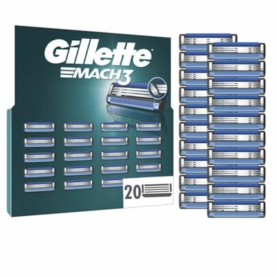 Gillette Mach3 blades 20 Stuks