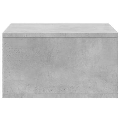 VidaXL Printerkastje 49x40x22,5 cm bewerkt hout betongrijs - thumbnail