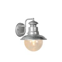 Lucide FIGO - Wandlamp Binnen/Buiten - Ø 21,5 cm - 1xE27 - IP44 - Zink - thumbnail