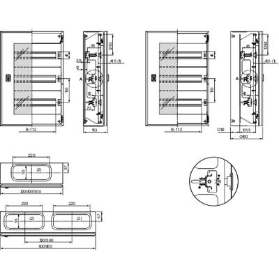 Schneider Electric NSYDLM88 Staal Grijs 1 stuk(s)