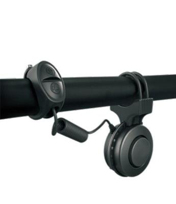 Busch & Muller Mirage fietshoorn t-002 80/90db 6,5 cm abs/pc zwart 2-delig