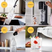 Sodastream ART Starterpack incl. 1l.Fles + Quick Connect Cilinder Waterkan Zwart - thumbnail