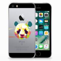 Apple iPhone SE | 5S Telefoonhoesje met Naam Panda Color - thumbnail