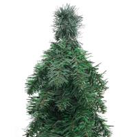 VidaXL Kunstkerstboom met verlichting 130 led&apos;s 210 cm - thumbnail