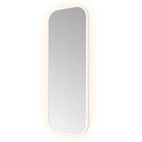 Hotbath &More Mirrors Soft Square LED Badkamerspiegel - Rechthoek - 80 x 30 cm - Mat Wit - thumbnail