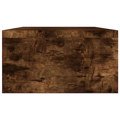 VidaXL Monitorstandaard 100x24x13 cm bewerkt hout gerookt eikenkleurig