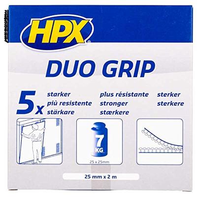 HPX Duo grip klikband | Zwart | 25mm x 2m - DG2502 DG2502 HPX Duo grip klikband | Zwart | 25mm x 2m - DG2502 DG2502