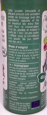 Anae Tandenpoets poeder zonder fluor - menthol - 40g Anae Tandenpoets poeder zonder fluor - menthol - 40g